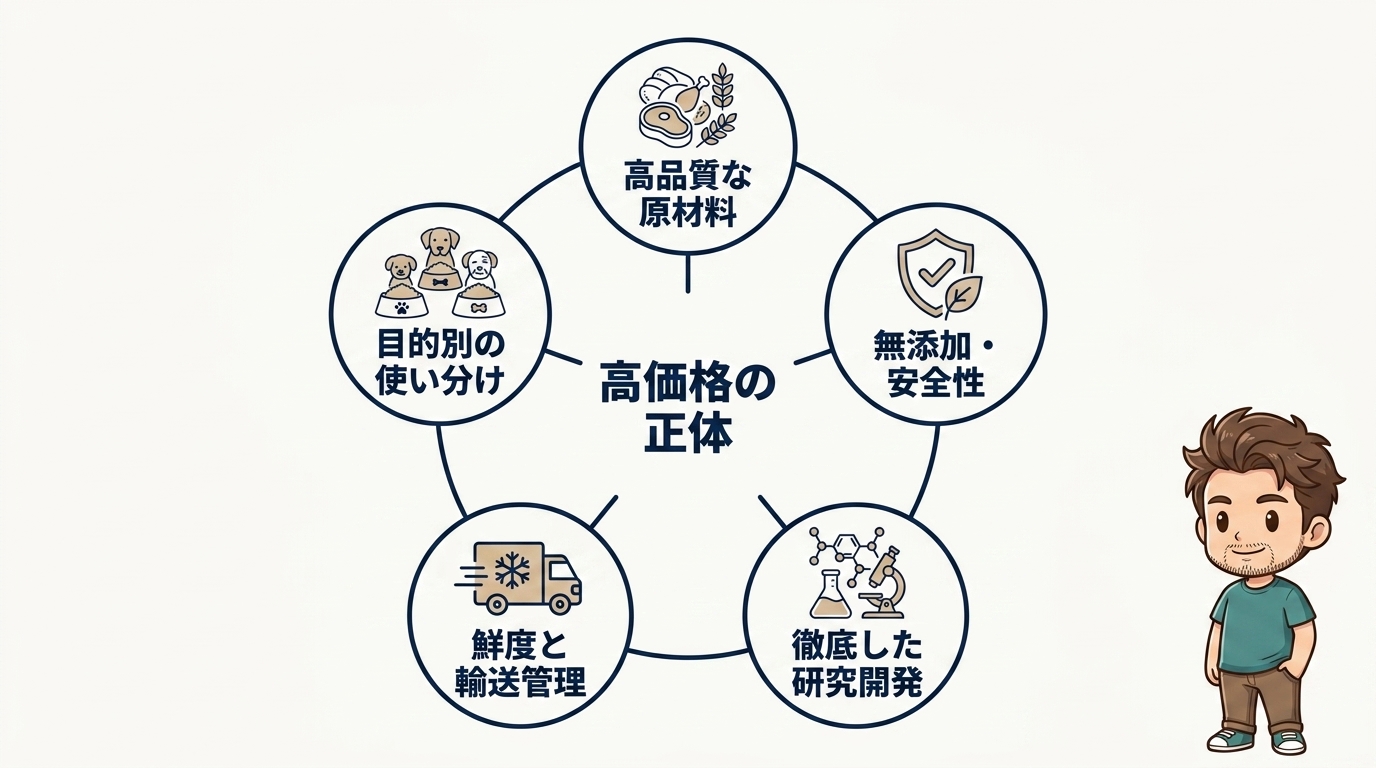 高級ドッグフードは意味ない？高い理由と安価なフードの差を解説