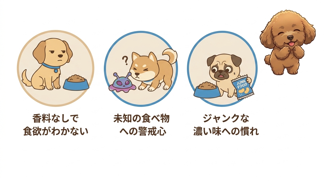 なぜ犬は高級フードを食べない？意外な3つの原因