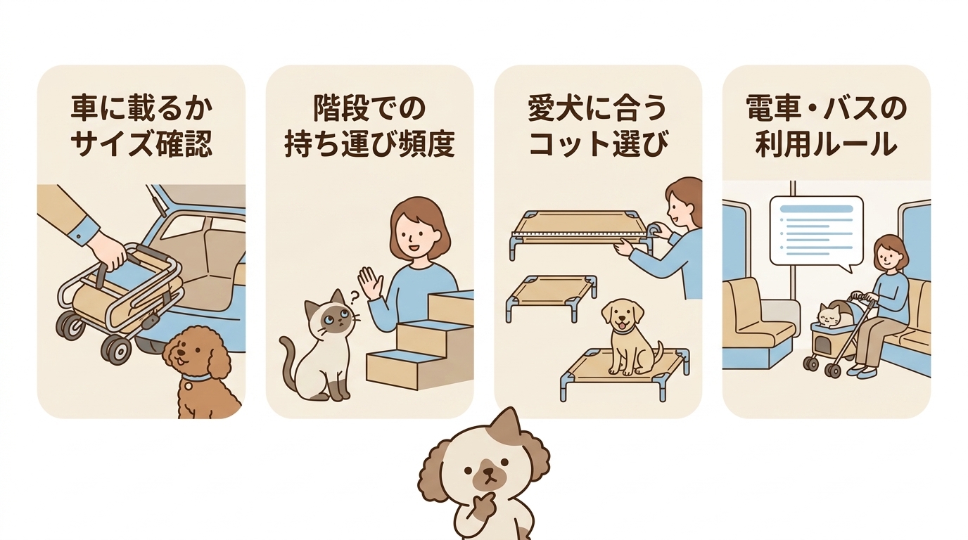 エアバギーの犬用カート購入で後悔しないための必須知識