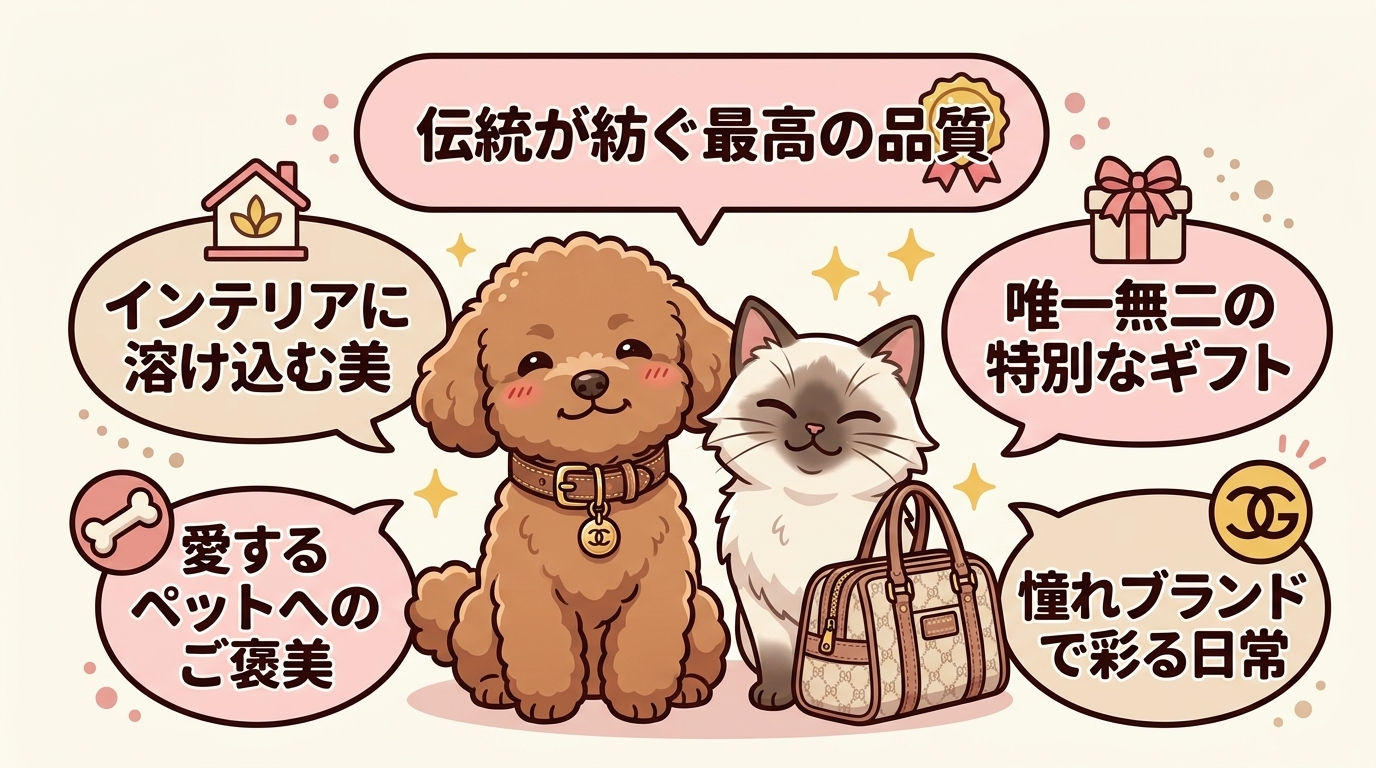 ペット用品を高級ブランドで選ぶ魅力と人気ラインナップ