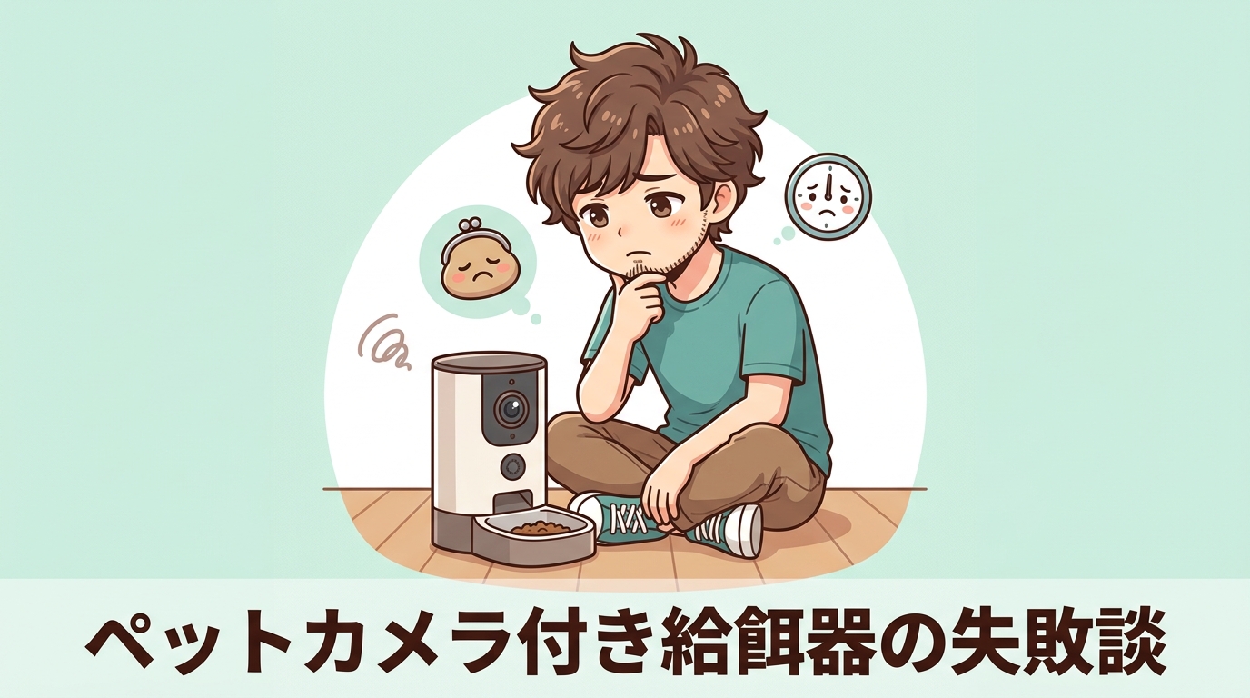 Amazonでペットカメラ付き給餌器を買い後悔する主な原因