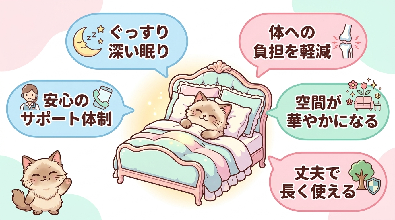 愛猫に高級ベッドを贈ることで得られる5つのメリット