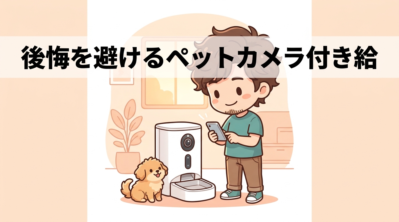 後悔を避けるペットカメラ付き給餌器の選び方5つ