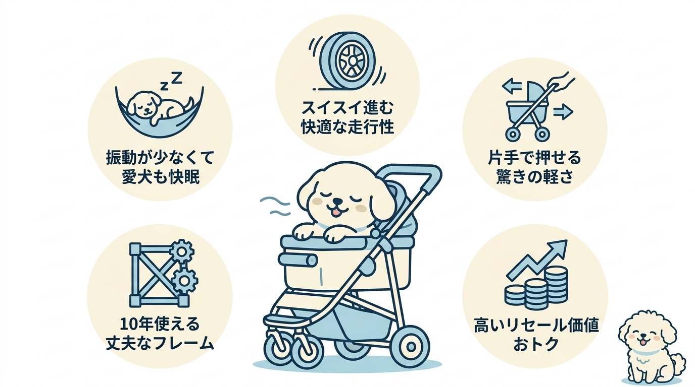 重さや価格の壁を越えるエアバギーのメリット7つ