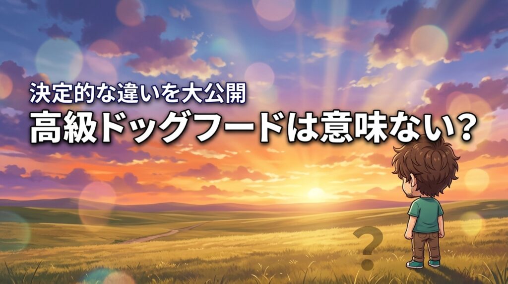 高級ドッグフードは意味ないって本当？安価なフードとの決定的な違いを大公開