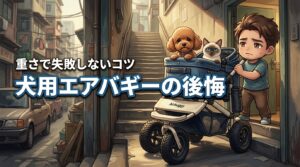 犬用エアバギーは重くて後悔する？高価な買い物で失敗したくない飼い主さんへ