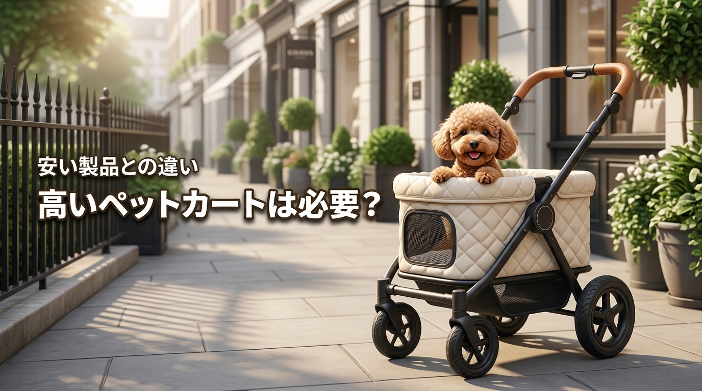 ペットカートは高いけど本当に必要？安価な製品との違いと失敗しない選び方